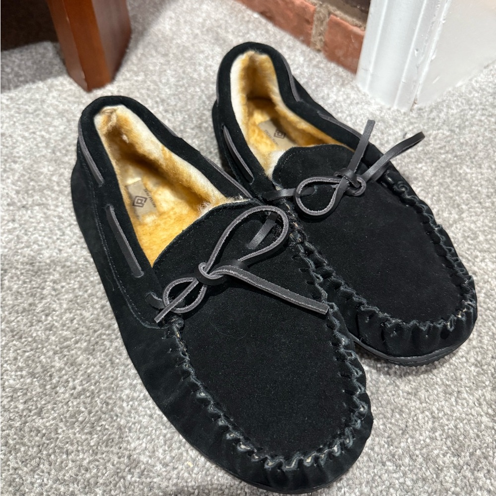 Dream Pairs Black‎ Suede Women's Slippers